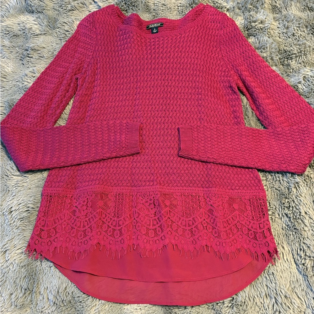 NWOT Lucky Brand Layered Sweater